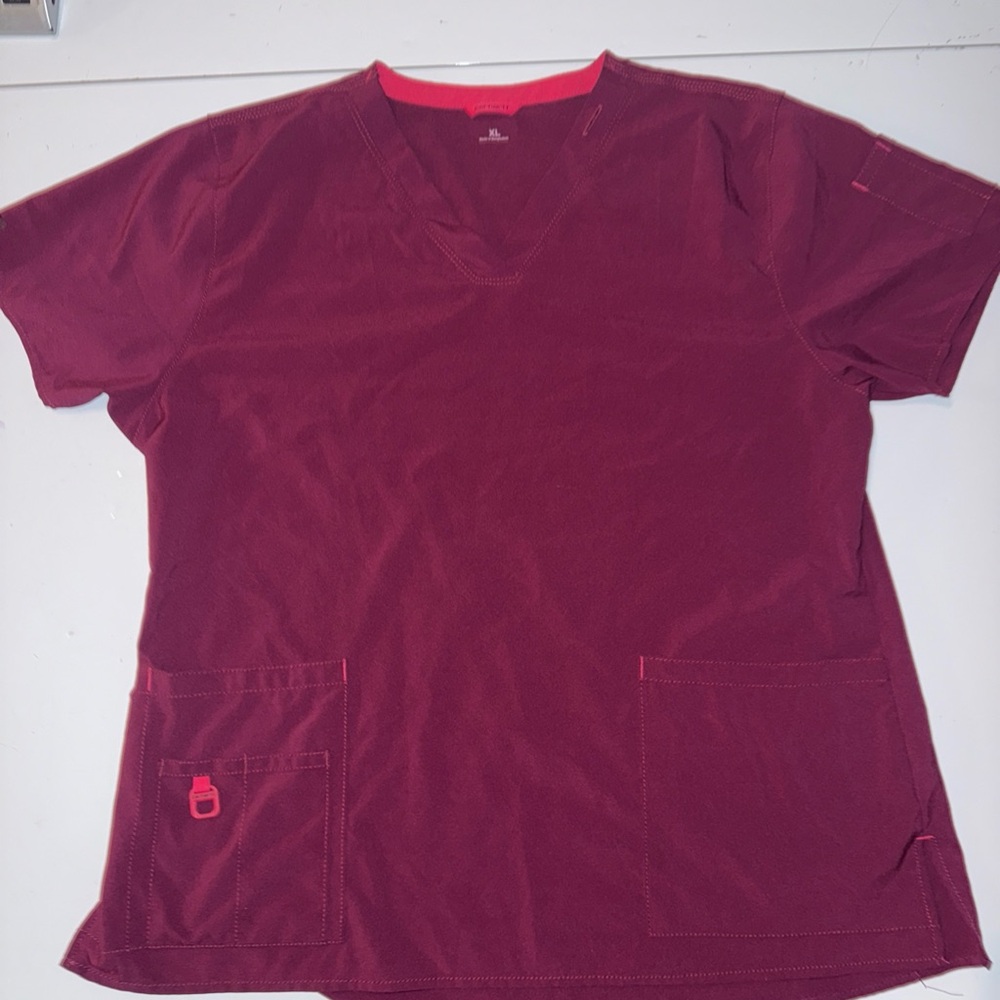 Carhartt Force Women’s Scrub Top Medical Top Purple/Magenta Size XL